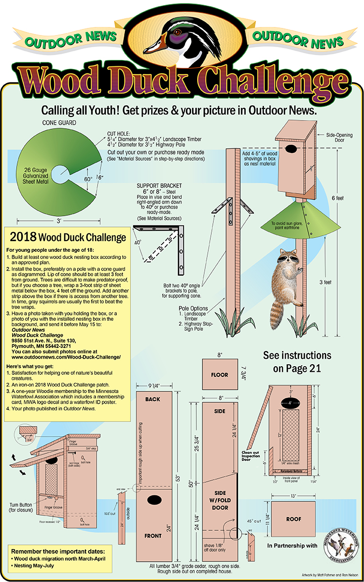 Wood Duck Houses Plans