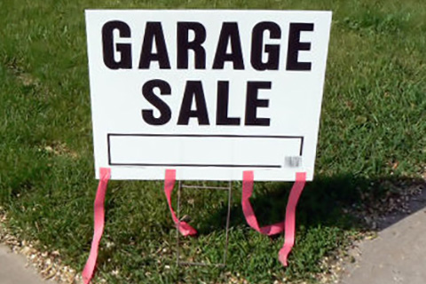 Hunting and fishing tip: check out some garage sales to get stocked up on  some hunting and fishing gear